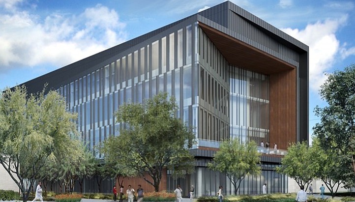 New research building render