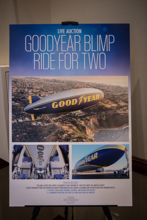 Live Auction Goodyear Blimp ride for two