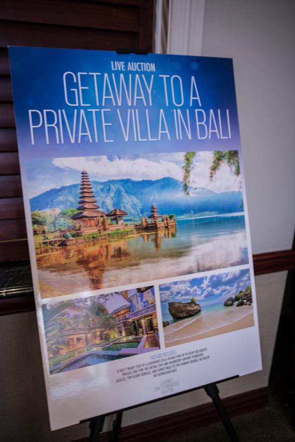Live Auction Getaway to a private villa in Bali