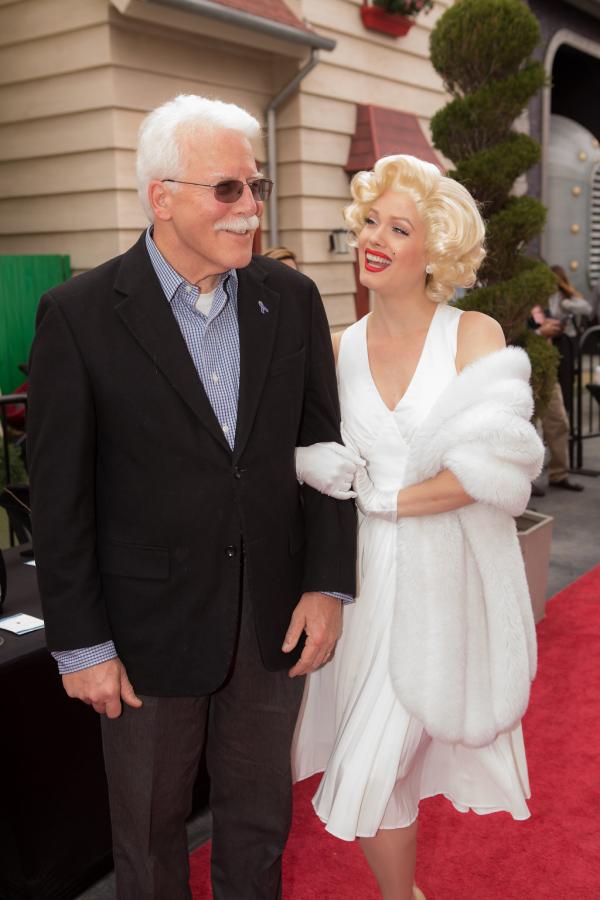 Attendee at Spirit of Innovation Gala 2018 with Marilyn Monroe impersonator