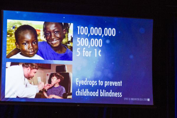 Eyedrops to prevent childhood blindness
