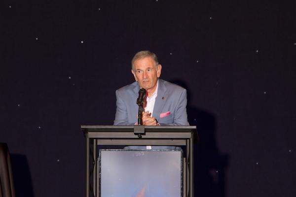 Man speaking at Spirit of Innovation Gala 2018 reception 