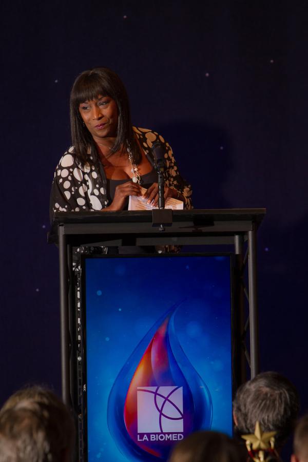Woman speaking at Spirit of Innovation Gala